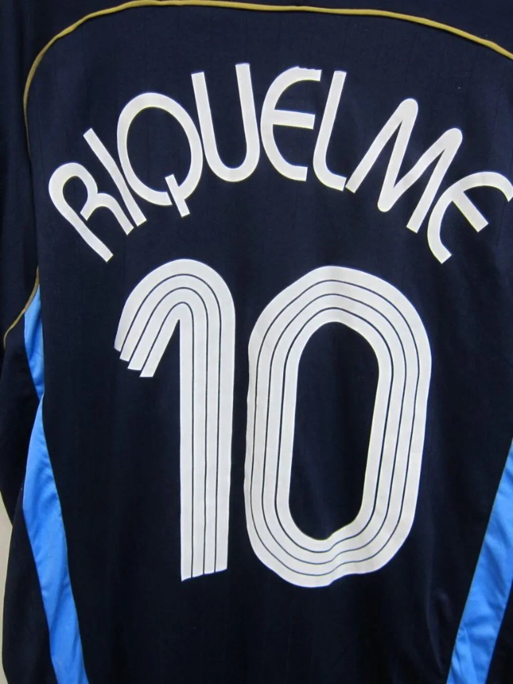 Adidas #10 Juan Roman Riquelme Argentina Reissue 2006 Away Mens XL Soccer Jersey